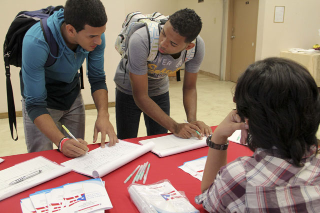 registro de estudiantes